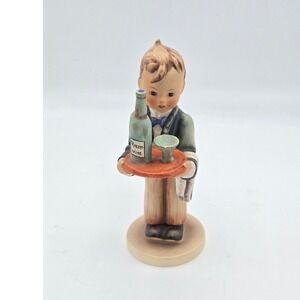 Vintage Goebel Hummel Figurine Waiter "Rhein Wine" TMK 6 Western‎ Germany